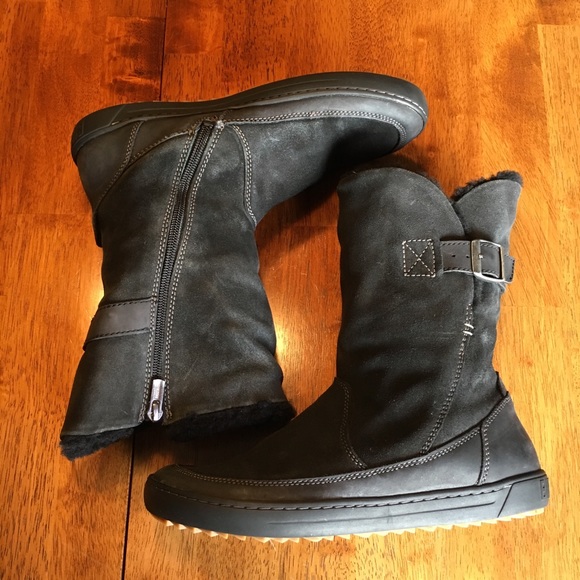 birkenstock shearling boots